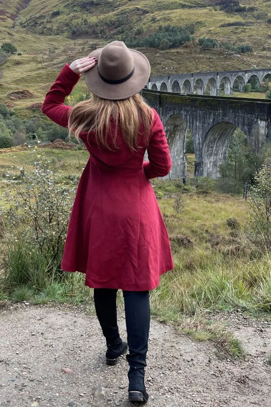 Women's Winter Single breasted wool Coat 3231