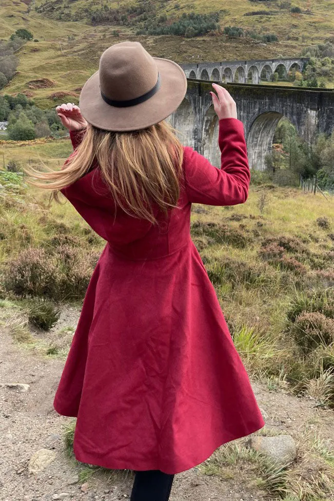 Women's Winter Single breasted wool Coat 3231