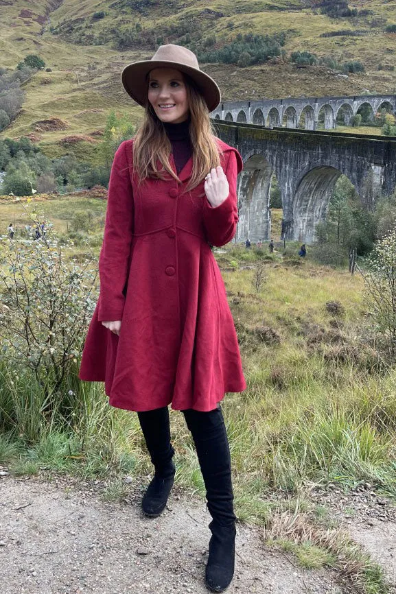 Women's Winter Single breasted wool Coat 3231