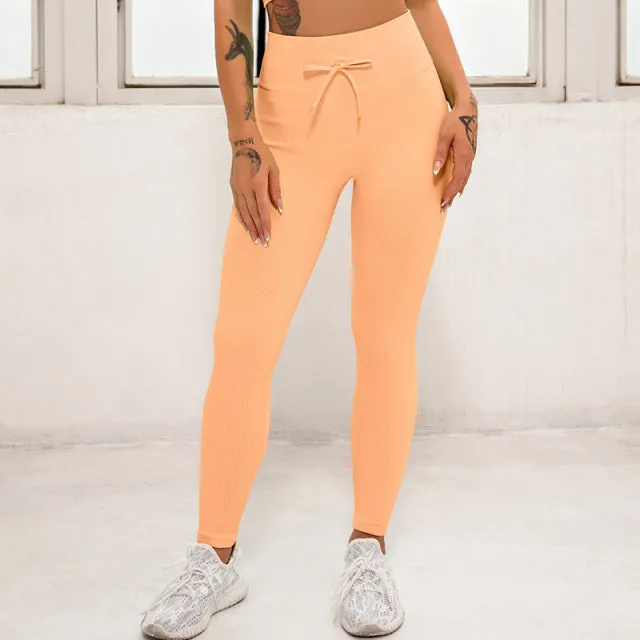 Yoga Leggings/Sports Bra Two Piece Set