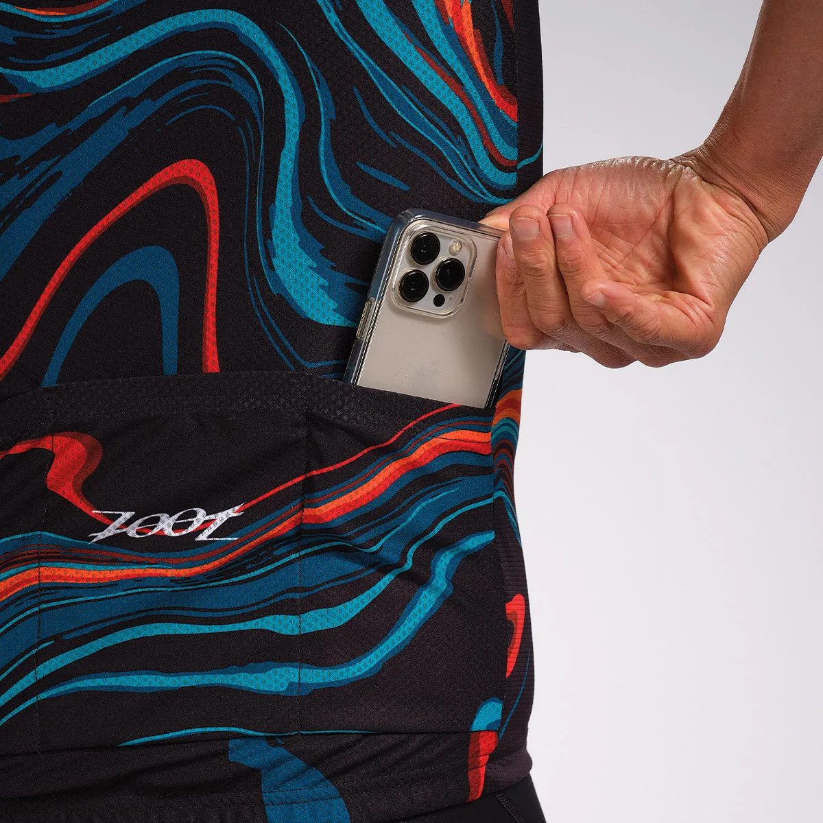 ZOOT Men's LTD Cycle AERO Jersey - LAVA